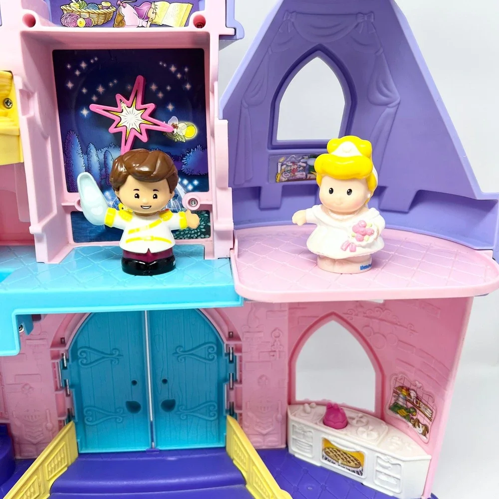 Vintage Fisher Price Little People Disney Princess Songs Palace‎ Musical Castle